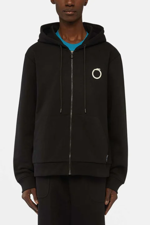Жилетка Fullzip Small Greyhound Print F003011T006303 k299 black — снимка 2