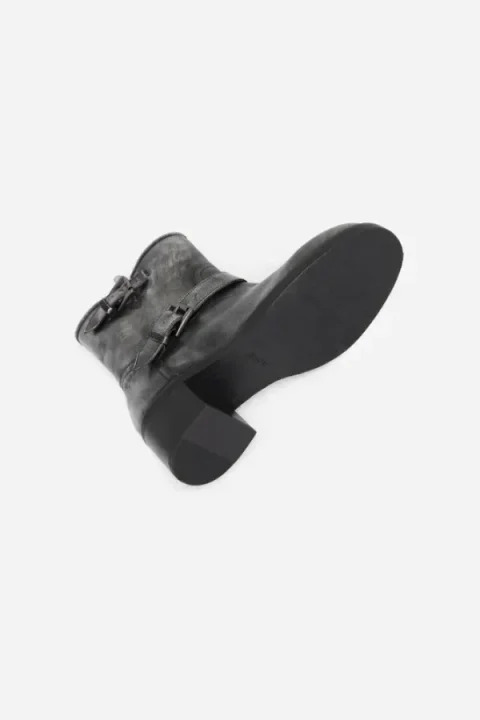 New Camperos Gunmetal Biker Booties — снимка 3
