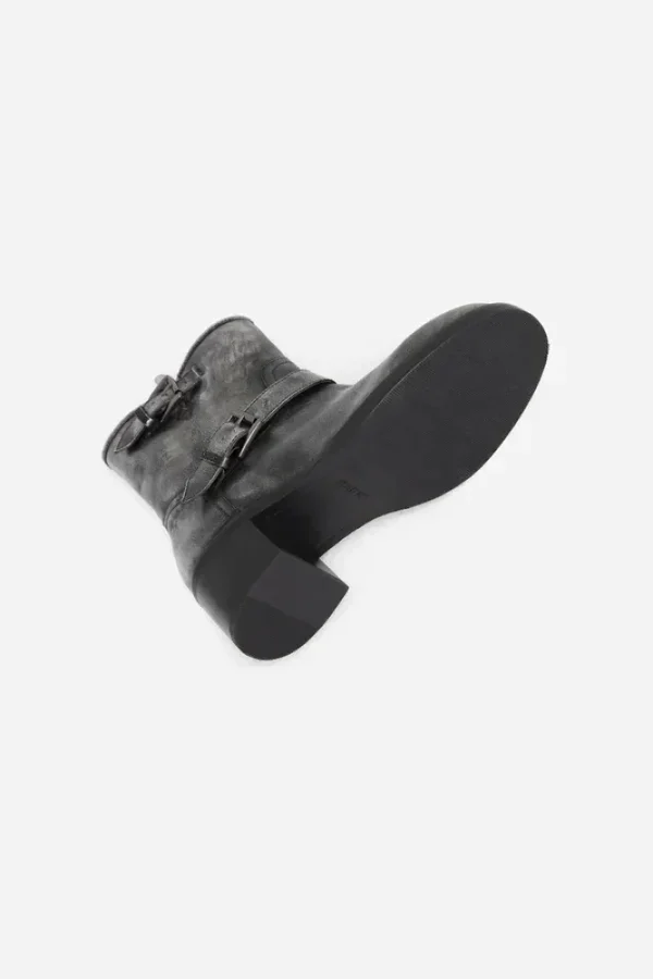 New Camperos Gunmetal Biker Booties — снимка 3