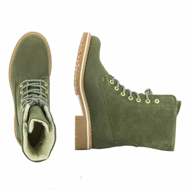 Дамски Кубинки TAMARIS – 1-26443-41 722 OLIVE — снимка 5