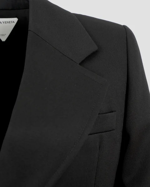 Sartorial Wool Jacket in Black — снимка 2