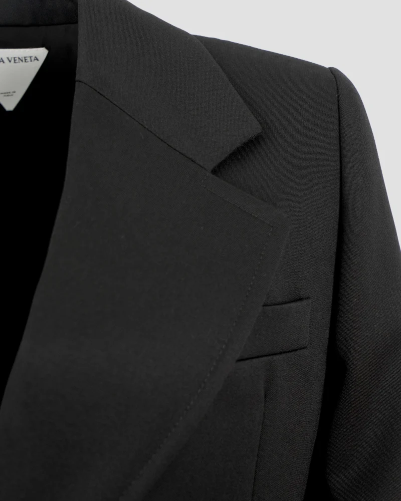 Sartorial Wool Jacket in Black — снимка 2
