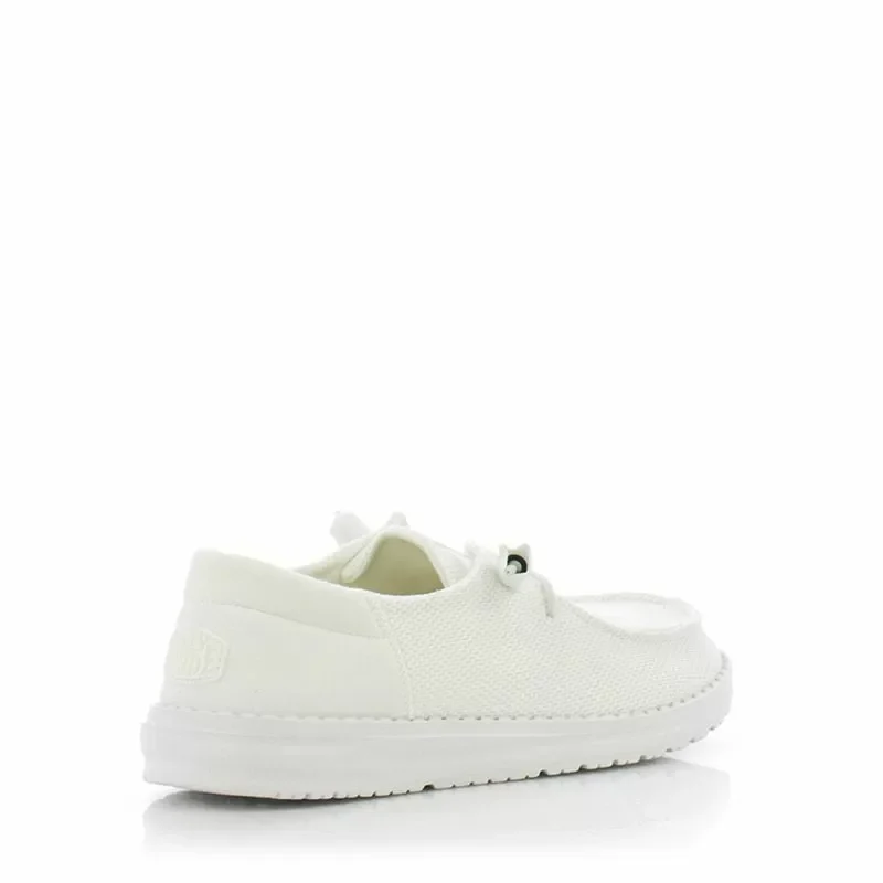 Дамски Ежедневни HEY DUDE – 40065-100 WENDY FUNK MONO WHITE — снимка 2