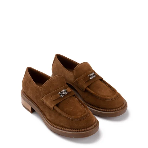 Дамски кафяви мокасини Casadei — снимка 6