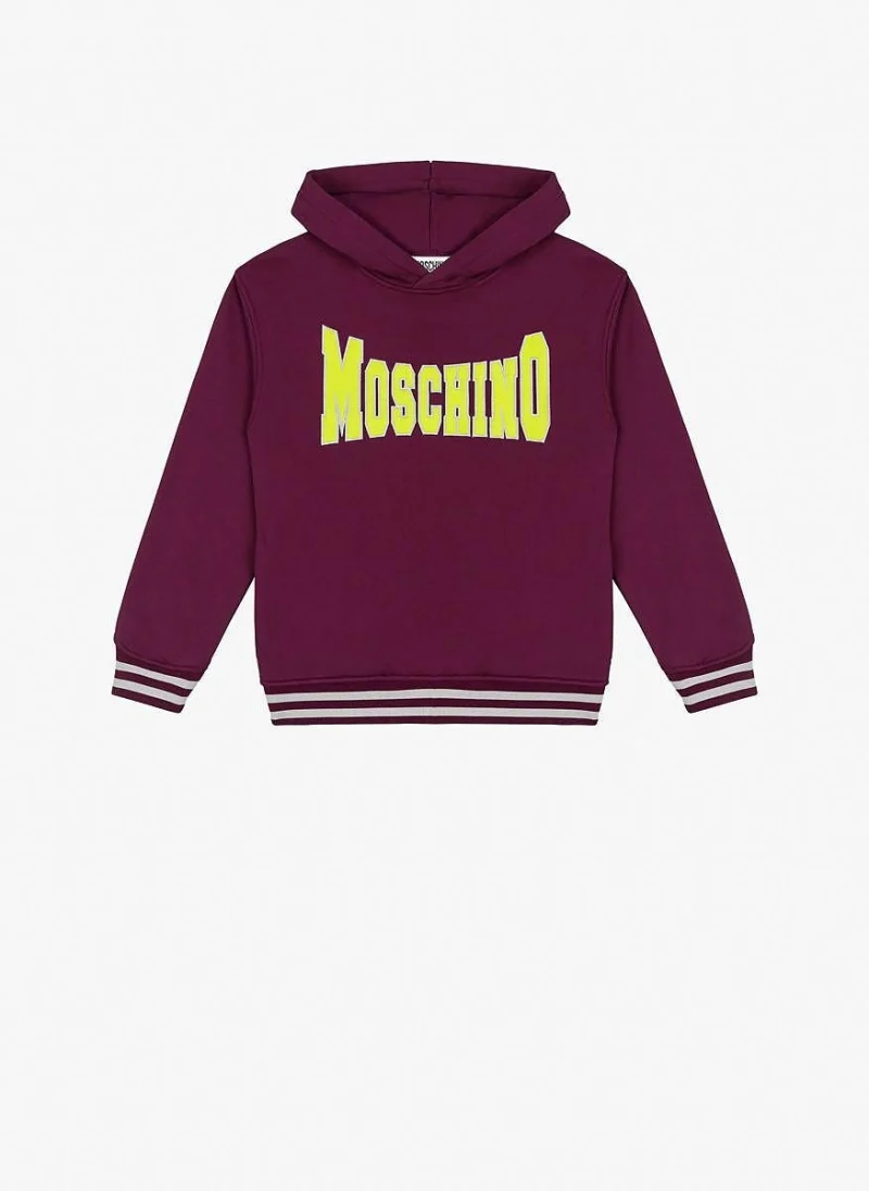 Суитшърт с раиран мотив Moschino Kids