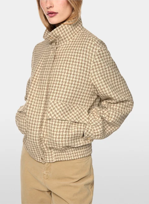 Бомбър яке 'Houndstooth' Marc Cain Collections — снимка 2