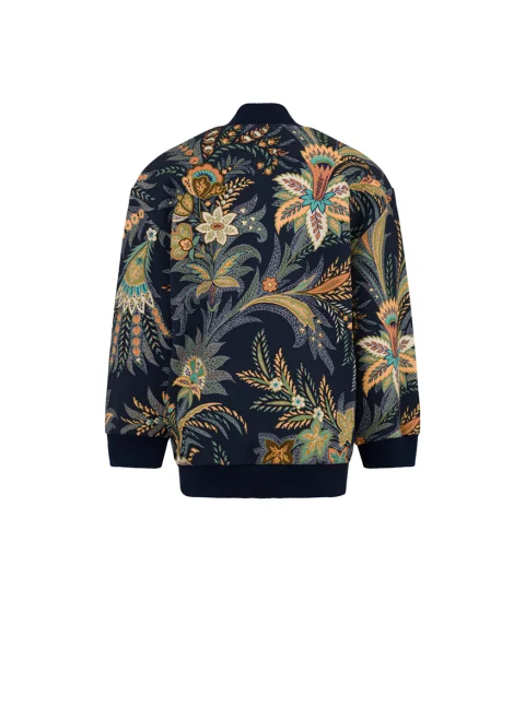 Бомбър яке с принт 'Paisley' Etro Kids — снимка 2