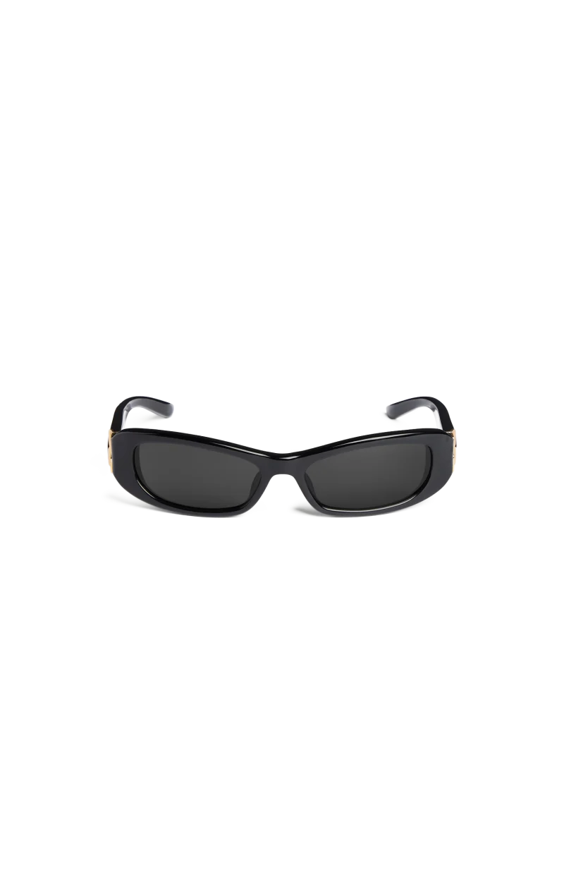 Cosmo Rectangle Sunglasses in Black
