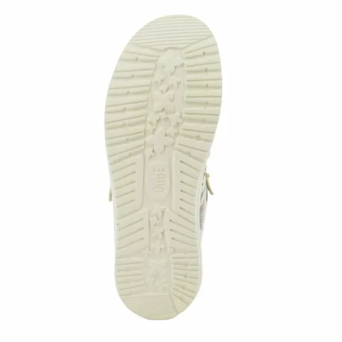 Мъжки Ежедневни HEY DUDE – 43087-0OF WALLY PALM EGRET/BLUE — снимка 4