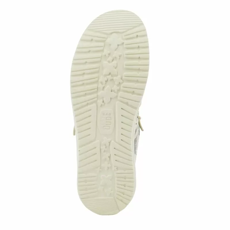 Мъжки Ежедневни HEY DUDE – 43087-0OF WALLY PALM EGRET/BLUE — снимка 4
