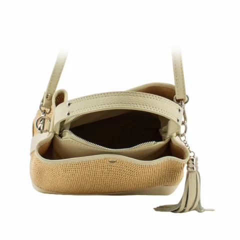 Класически Чанти JUICE – 112595 BEIGE — снимка 5
