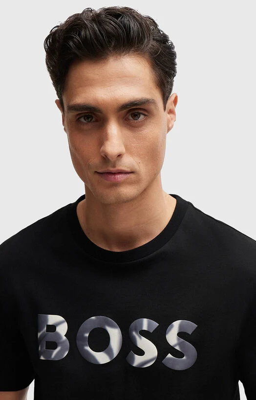 Тениска THOMPSON с контрастно лого — снимка 4