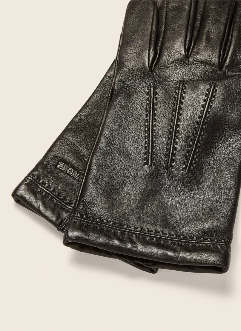 Ръкавици от естествена кожа Zegna — снимка 2