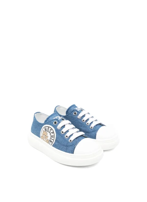 Кецове от деним Moschino Kids