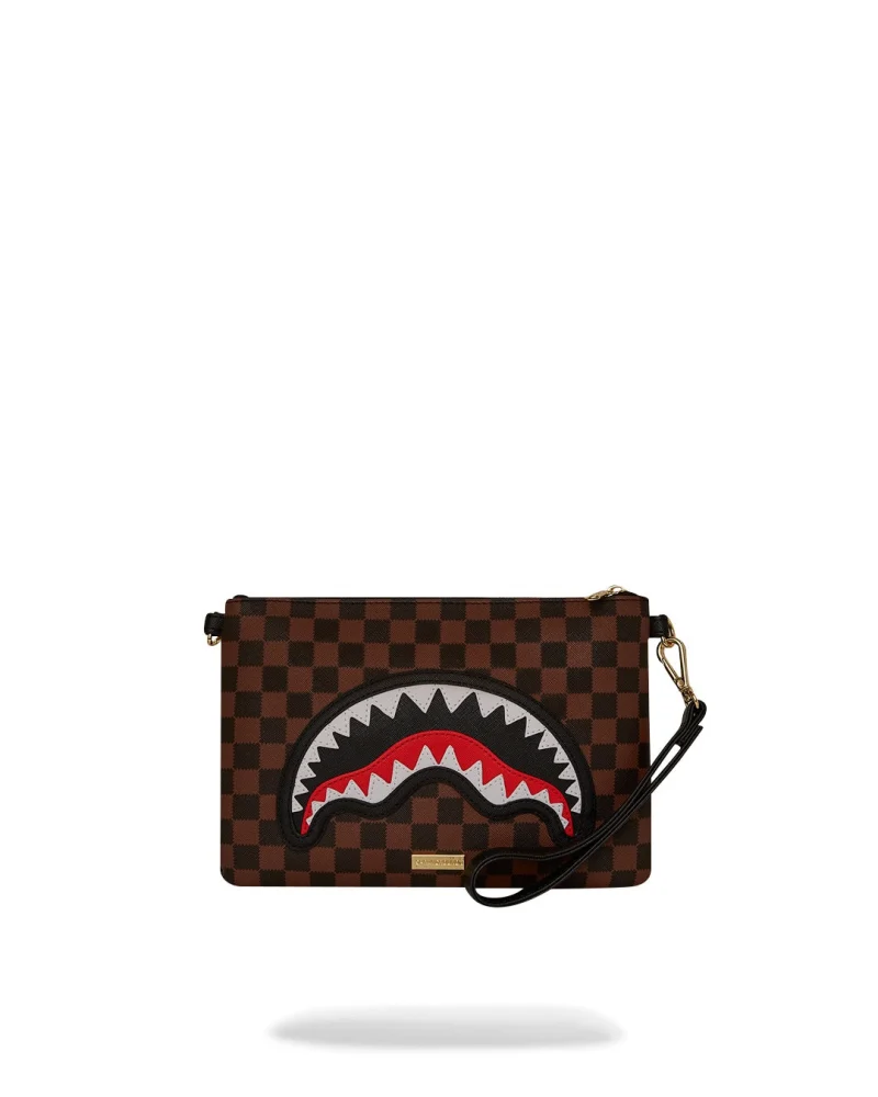 SAWTOOTH SHARKS IN PARIS CROSSOVER CLUTCH — снимка 4