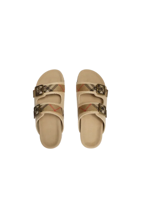 Check Suede Urchin Sandals — снимка 2