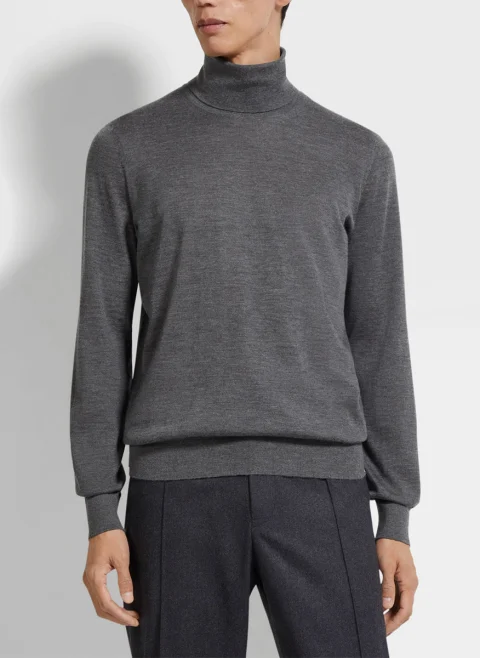Поло пуловер с кашмир Zegna