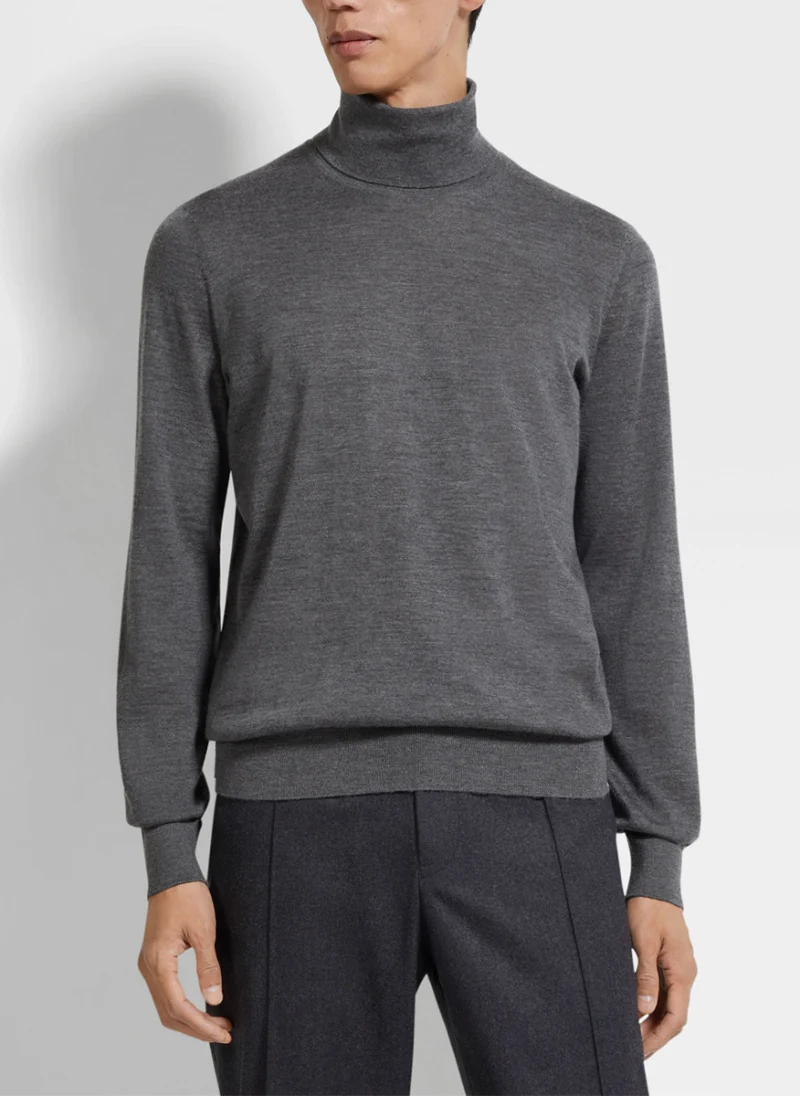 Поло пуловер с кашмир Zegna