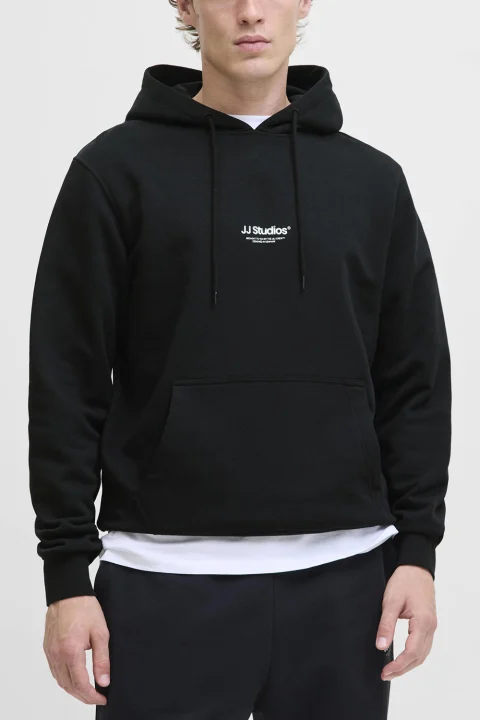 Суичър Jjesoho Hood 12278789 C-N10 black — снимка 2