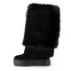 Дамски боти с косъм Casadei — снимка 5