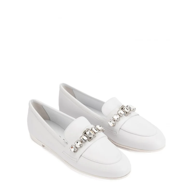 Дамски кожени мокасини Casadei — снимка 6