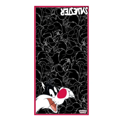 Дамски черен шал Looney Tunes Braccialini