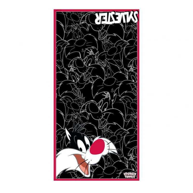 Дамски черен шал Looney Tunes Braccialini