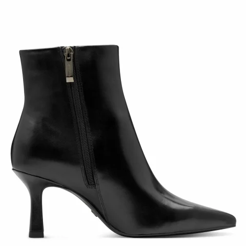 Дамски Боти На Ток TAMARIS – 1-25358-45-003 BLACK LEATHER — снимка 2
