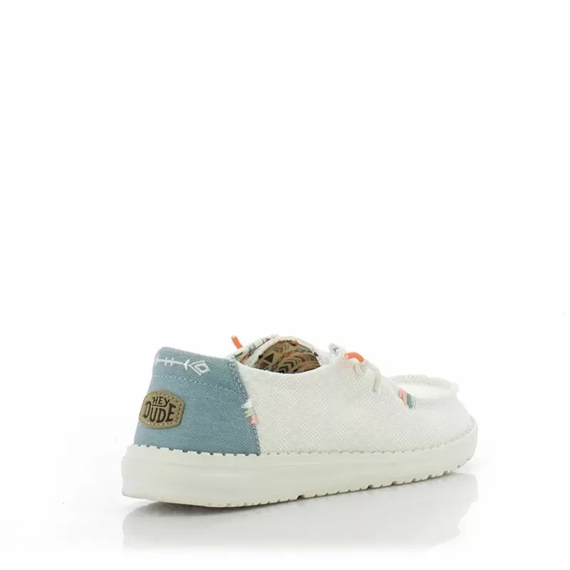 Дамски Ежедневни HEY DUDE – 40054-1KF WENDY BOHO WHITE CROCHET — снимка 2