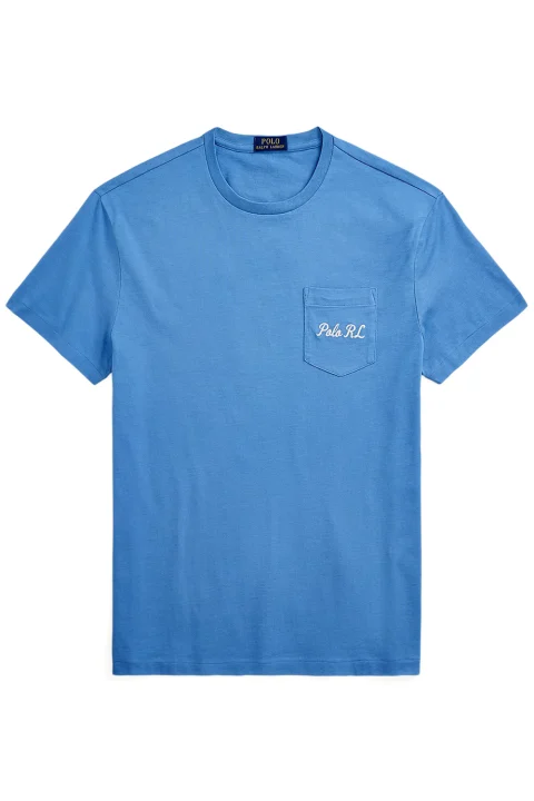 T-Shirt Sscncmslm12-Short Sleeve 710P00084001 400 blue