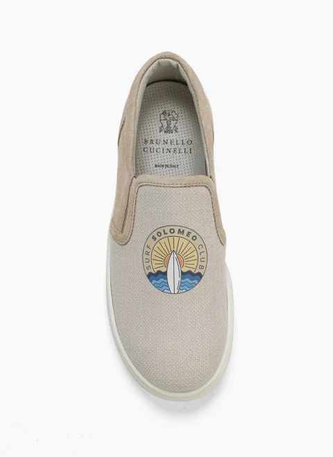 Kецове с принт 'Surf' Brunello Cucinelli Kids — снимка 5
