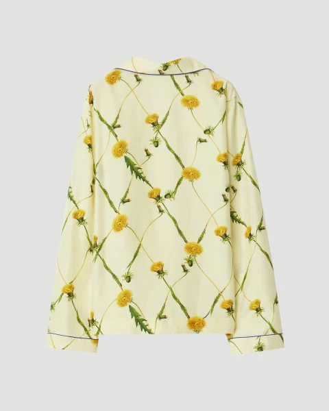 Dandelion Silk Pyjama Shirt — снимка 2