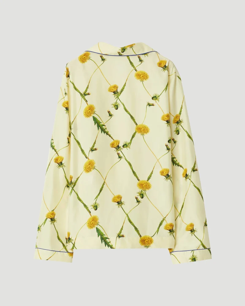 Dandelion Silk Pyjama Shirt — снимка 2