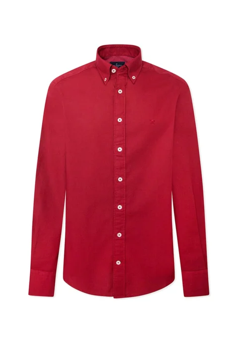 Риза Drop 2 Ess Gmt Dyed Oxford HM3010028 274 winter red