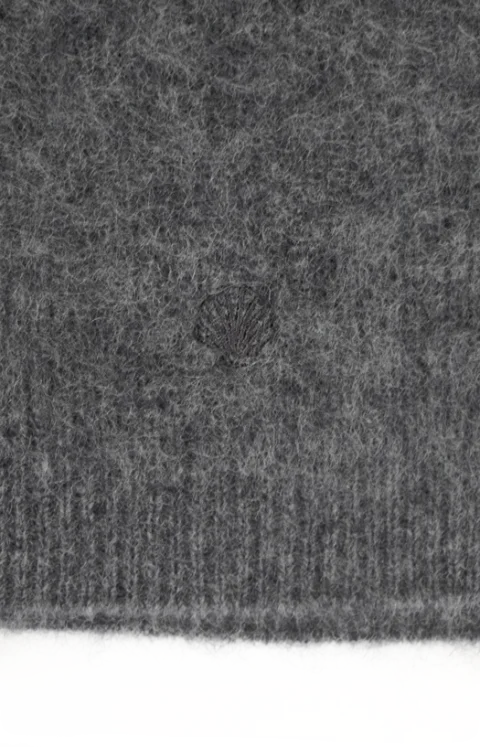 Larry Wool Blend Snood in Anthracite — снимка 2