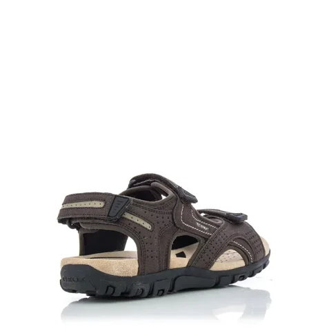 Мъжки Спортни Сандали GEOX – U8224D C0705 U SANDAL STRADA BROWN/SAND — снимка 2