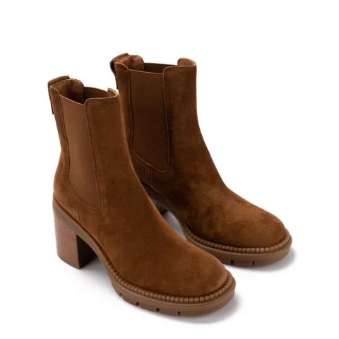 Дамски кафяви боти Casadei — снимка 6