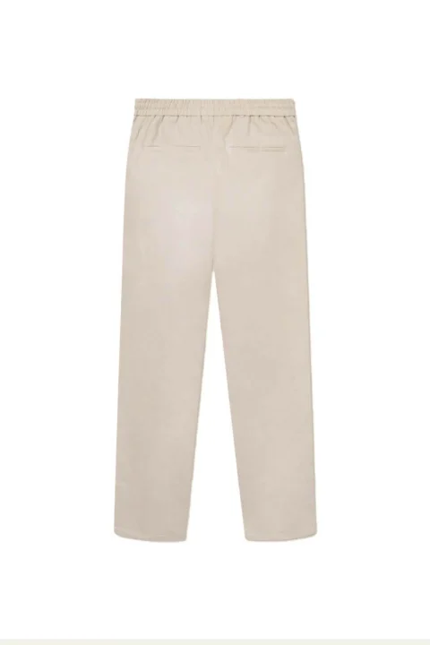 Панталон Patrick Linen LDM510162 815815-light sand — снимка 2