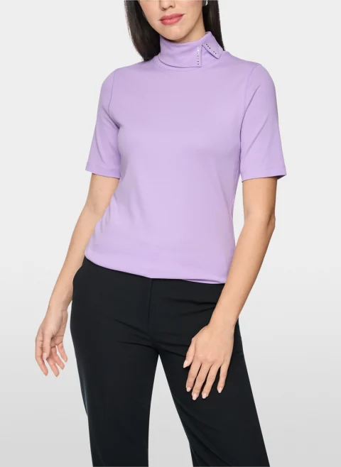 Блуза с поло яка Marc Cain Collections — снимка 8