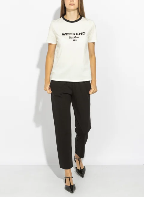 Тишърт с принт Weekend Max Mara Wkdedison — снимка 1