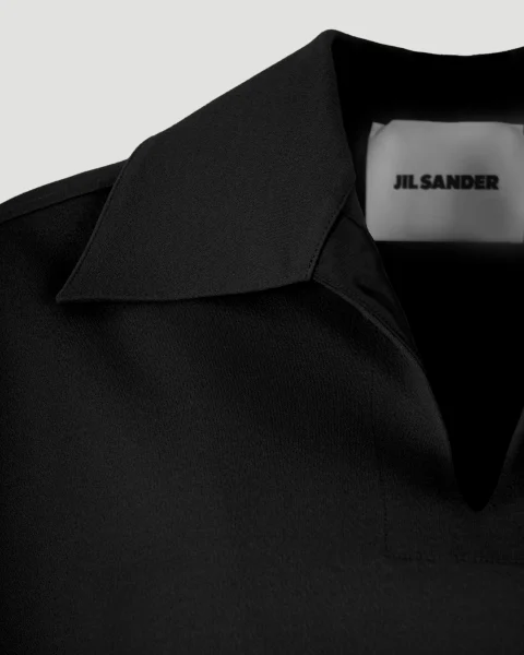 Polo T-Shirt in Black — снимка 2