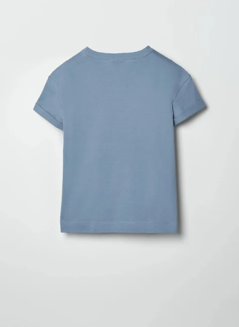 Тишърт с принт 'Soar and Shine' Brunello Cucinelli Kids — снимка 2