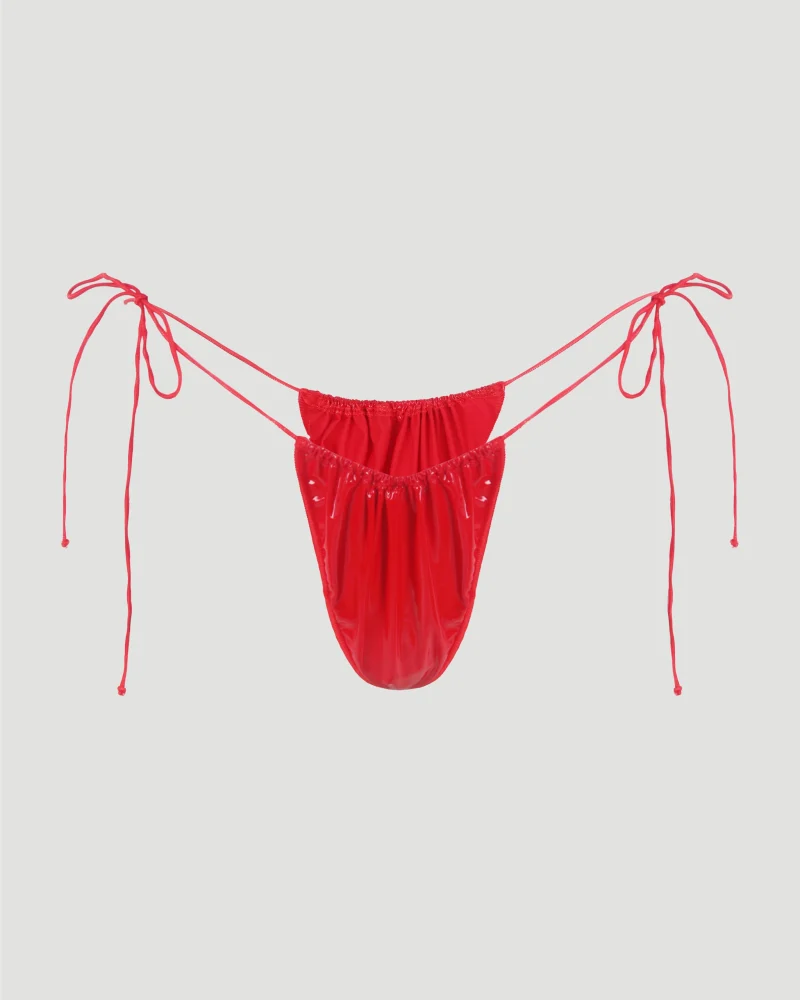 Latex Microkini in Red — снимка 6