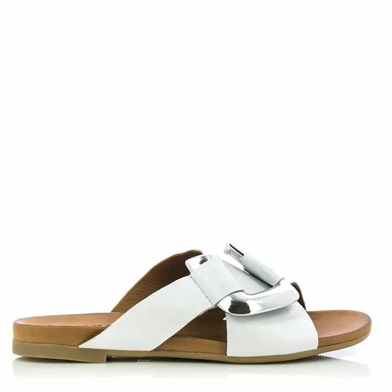 Дамски равни чехли VERANO – 030.02.1589 WHITE