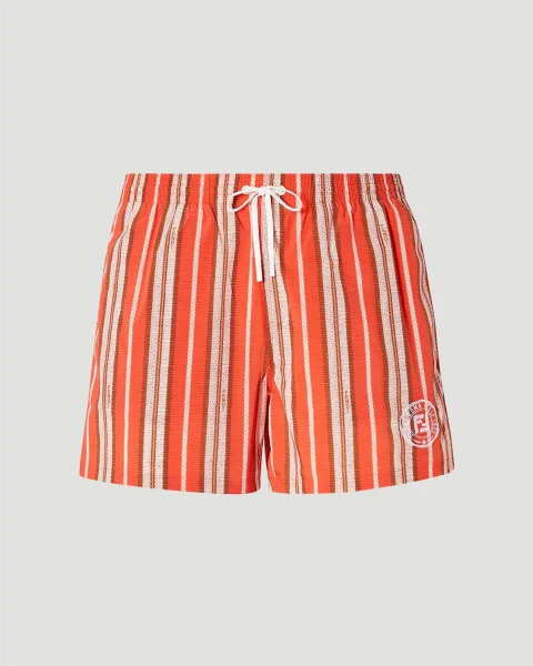 Multicolor Stripe Nylon Boxers