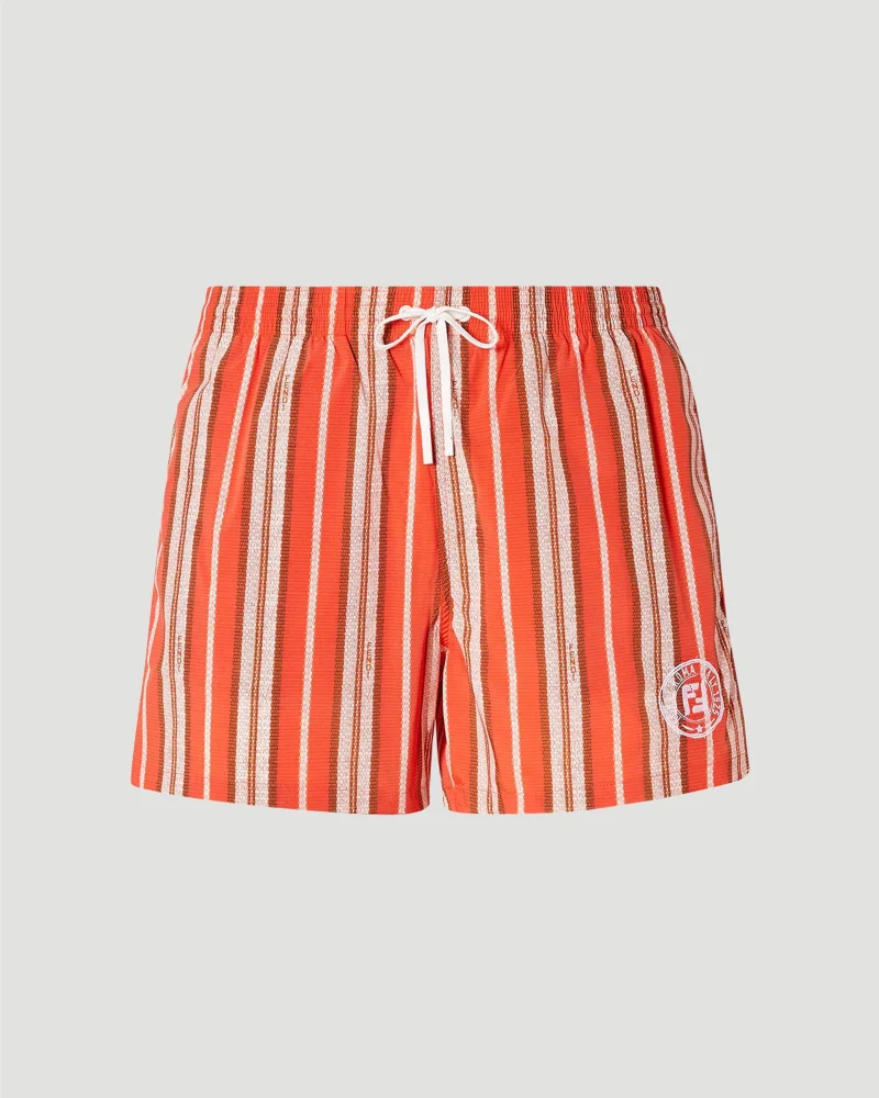 Multicolor Stripe Nylon Boxers