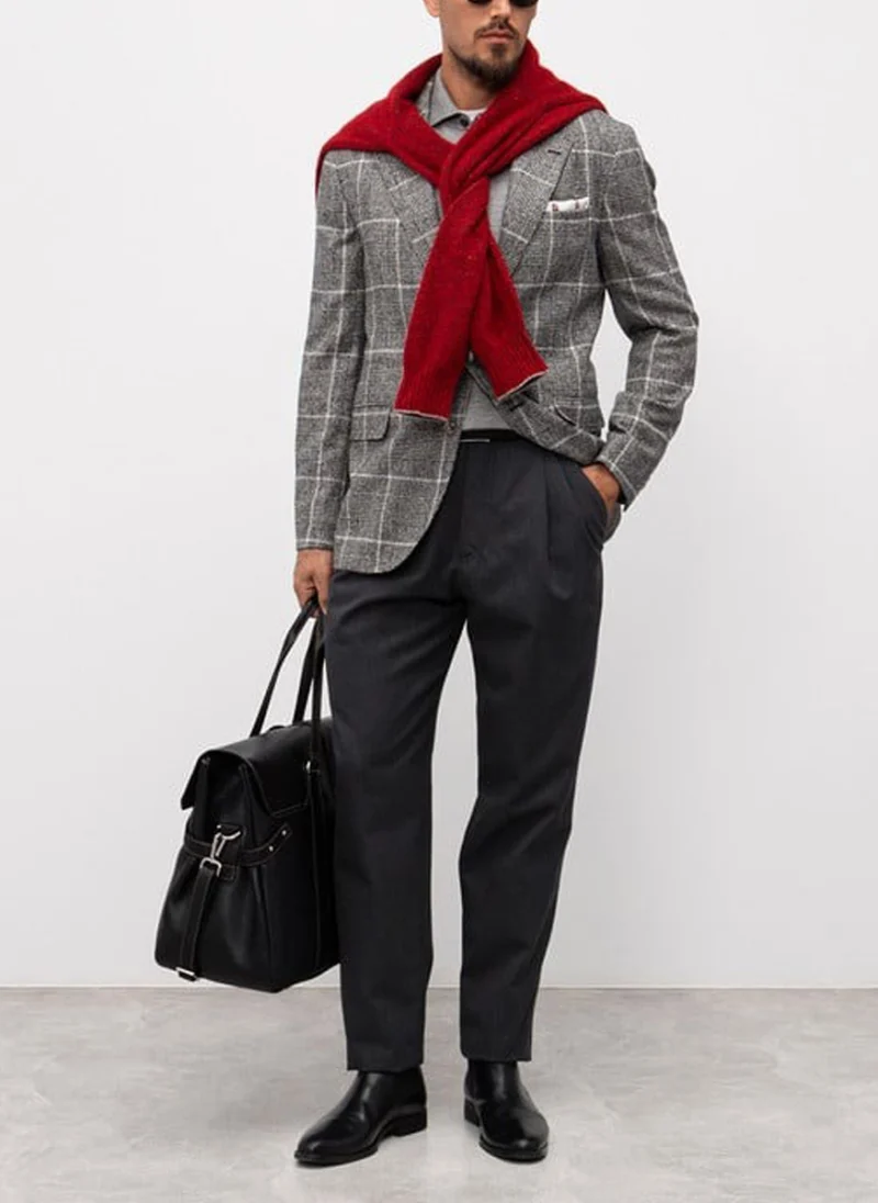 Сако с алпака Brunello Cucinelli — снимка 4