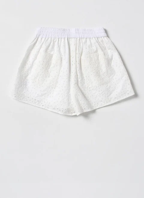 Къс панталон 'Broderie Anglaise' Brunello Cucinelli Kids 6