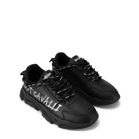 Мъжки черни спортни обувки Just Cavalli — снимка 6