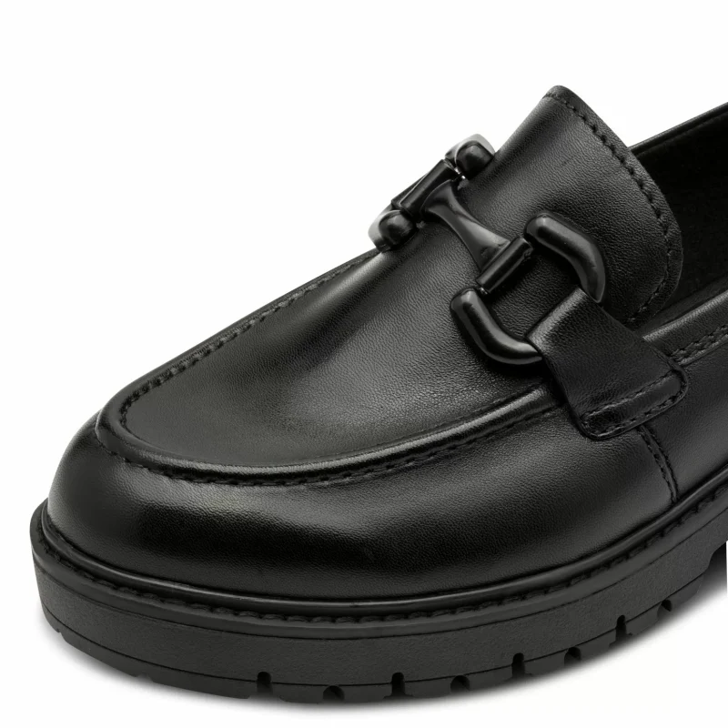 Дамски Лоуфър TAMARIS – 1-24733-45-003 BLACK LEATHER — снимка 4